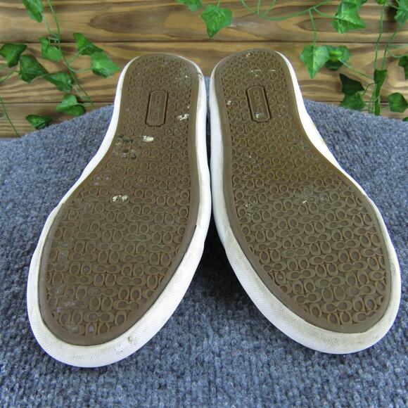 Coach Women's Beale Sneaker Pink Fabric Sz 8.5 Medium Used 2025 - Picture 8 of 8